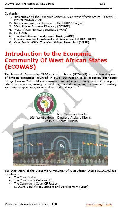 Wirtschaftsgemeinschaft der westafrikanischen Staaten
